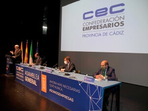 Asamblea general y electoral de la CEC en el teatro Florida de Algeciras