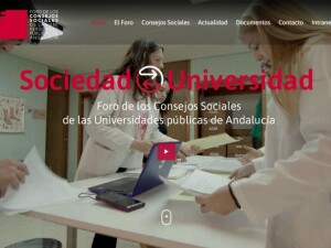 Nueva web con integración de spot y nuevo vídeo corporativo para el Foro de los Consejos Sociales de Andalucía