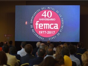 Ceremonia del 40 Aniversario de la Federación de Empresas del Metal de Cádiz